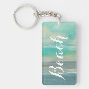Lowland Beach I Key Ring
