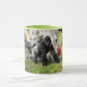 Lowland silverback gorilla mug
