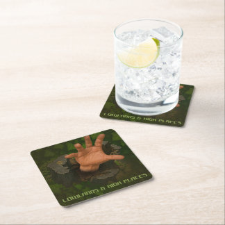 Lowlands & High Places Square Paper Coaster