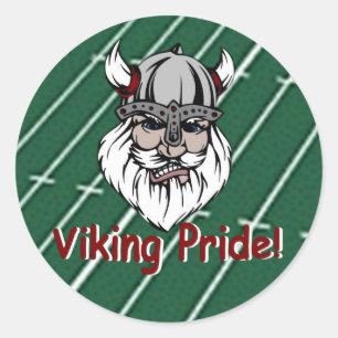 Lowndes Viking Pride Classic Round Sticker