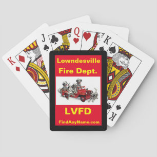 Lowndesville VFD Dalmations Playing Cards