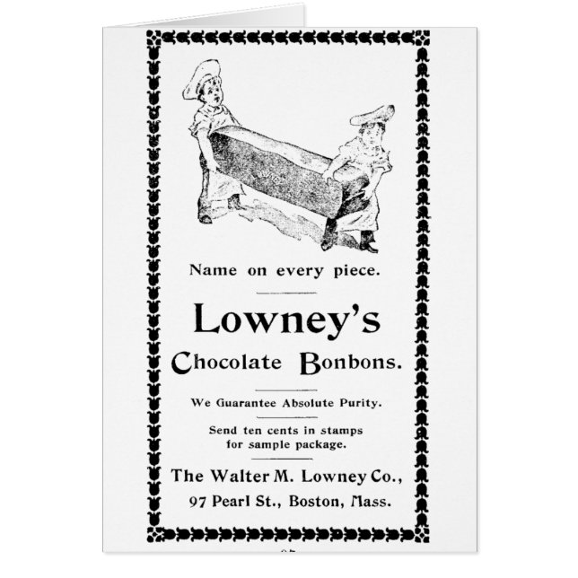 Lowney's Chocolate Bonbons (Front)