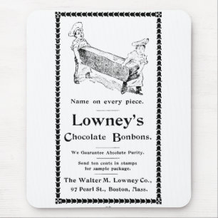 Lowney's Chocolate Bonbons Mouse Mat