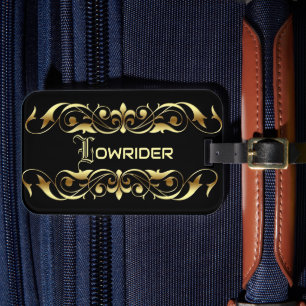 LowRider Car Floor Mat Luggage Tag