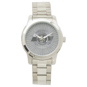 Lowrider Chevrolet Chevy Bowtie Bow Tie Wire Wheel Watch