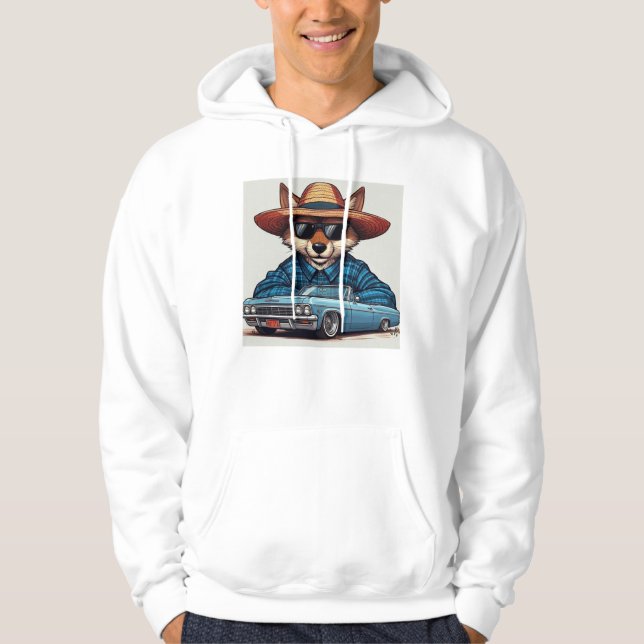 Lowrider Fox Hoodie (Front)