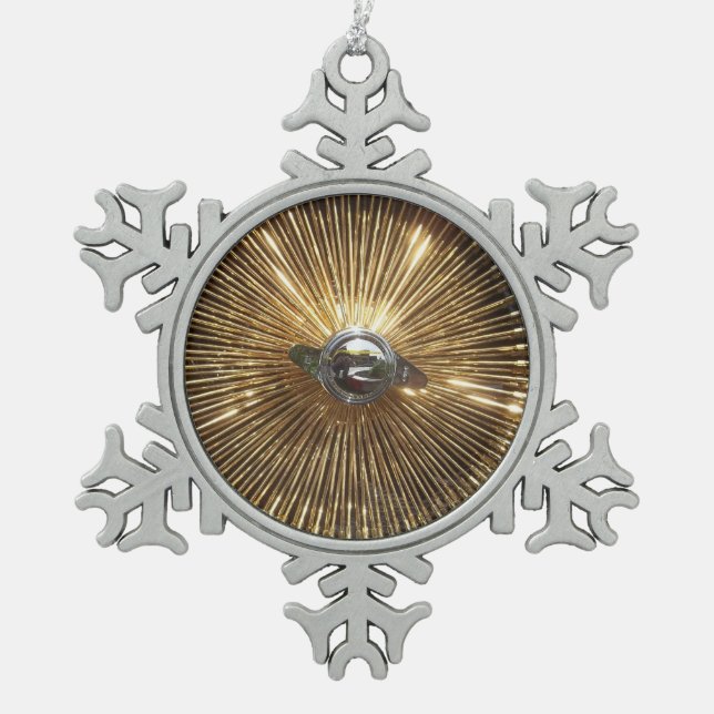 Lowrider Low Rider Wire Wheels Christmas Ornament (Front)