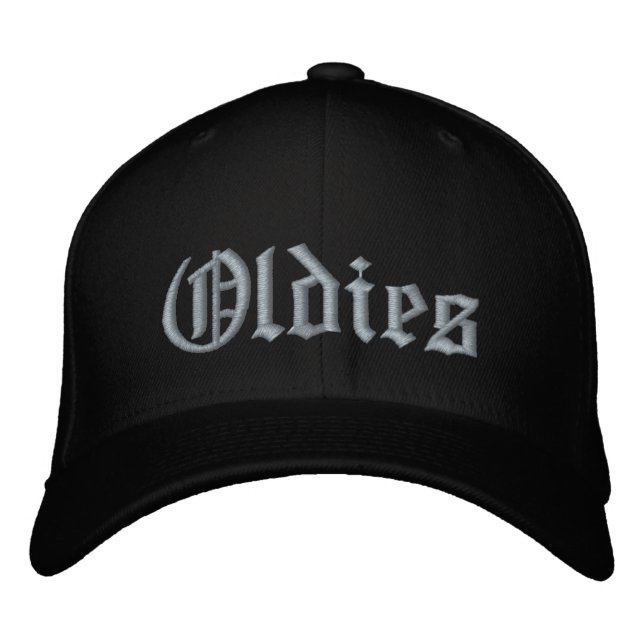 Lowrider Oldies Old School Low Rider Classic Music Embroidered Hat (Front)