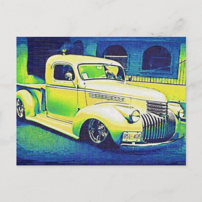 Lowrider Vintage Automobile Postcard (Front)