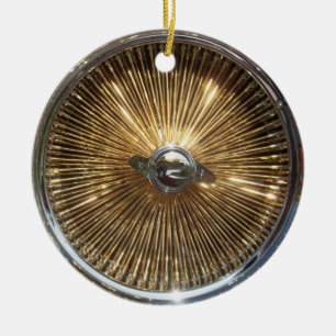 Lowrider Wire Wheels Ornament