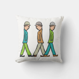 Lowry Matchstick Men Cushion