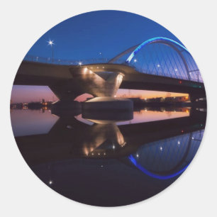 Lowry Sunset Classic Round Sticker