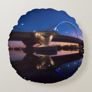 Lowry Sunset Round Cushion