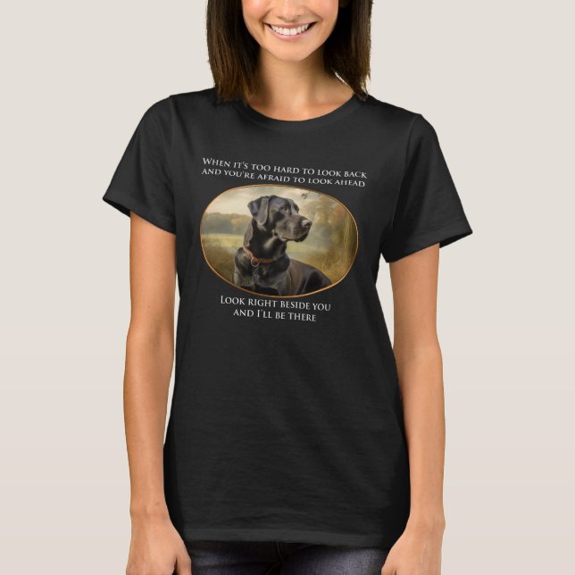 Loyal Black Lab T-Shirt (Front)