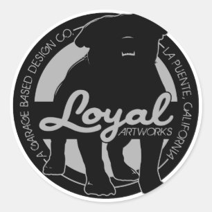 Loyal bulldog sticker