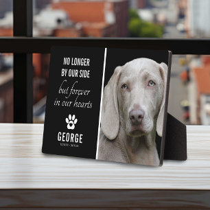 Loyal Dog No Longer By Our Side   Photo Keepsake Plaque