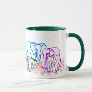 Loyal Elephants Mug