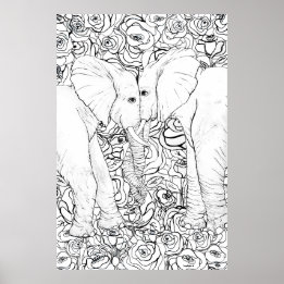 Loyal Elephants Poster