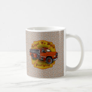 Loyal Firefighter Firetruck mug