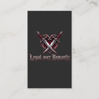 lOYAL Over Romantic Business Card