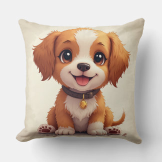 loyal puppy cushion pillow