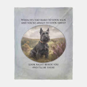 Loyal Scottie Fleece Blanket