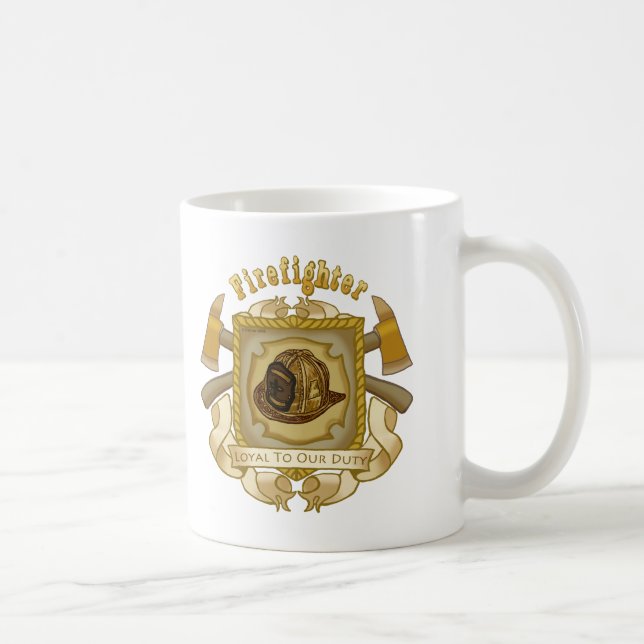 Loyal Shield FireFighter Mug (Right)