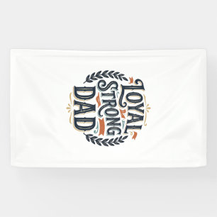 Loyal Strong Dad Vintage Engraving Shirt Design_1 Banner