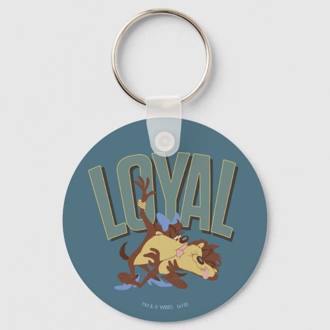 Loyal Tasmanian She-Devil & TAZ™ Key Ring (Front)