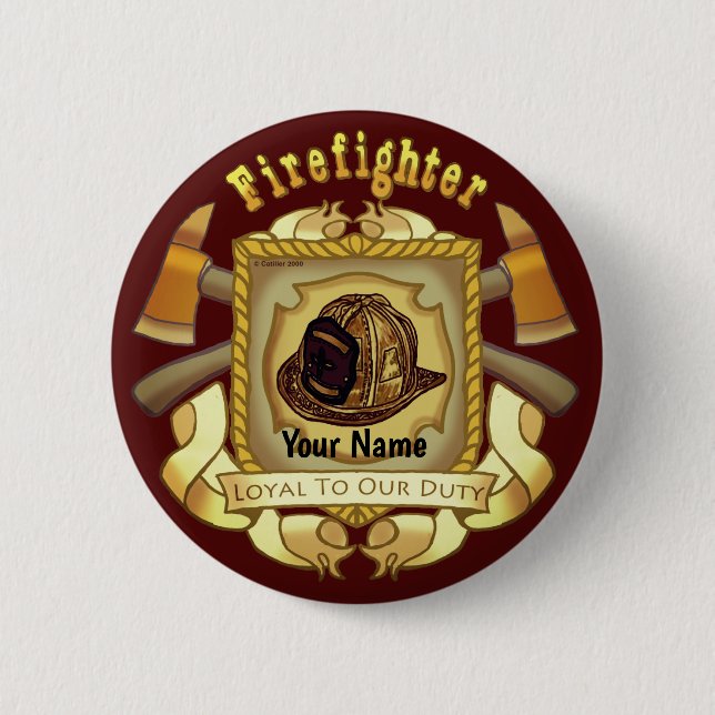 Loyal To Duty Shield Firefighter pin (Front)