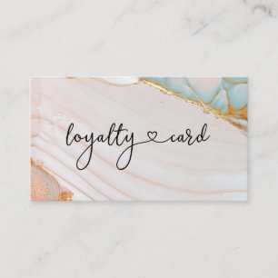 Loyalität 10 Nails Lashes Beauty Visitenkarte Business Card
