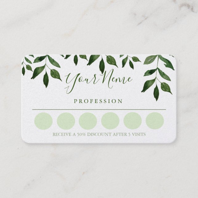 Loyality Business Card (Front)