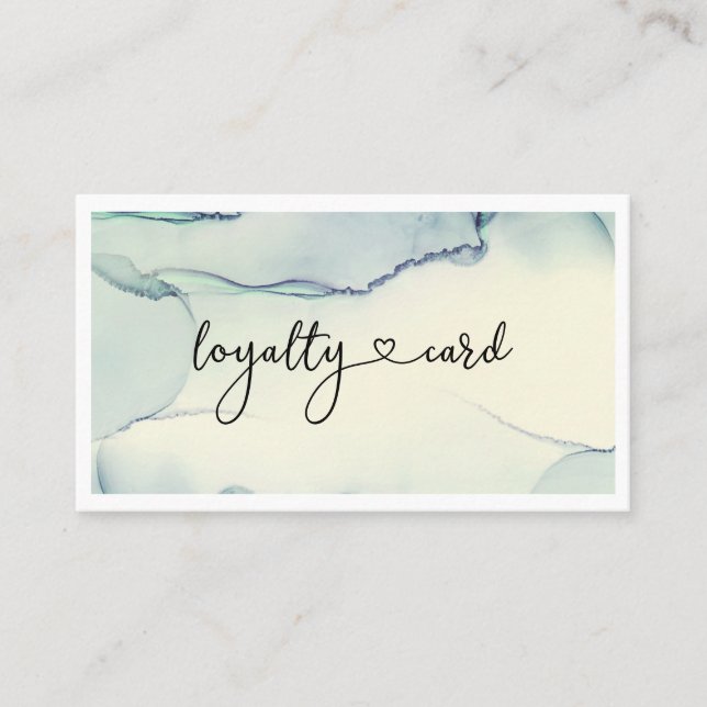 Loyalty 10 Nails Lashes Beauty Business Card (Front)