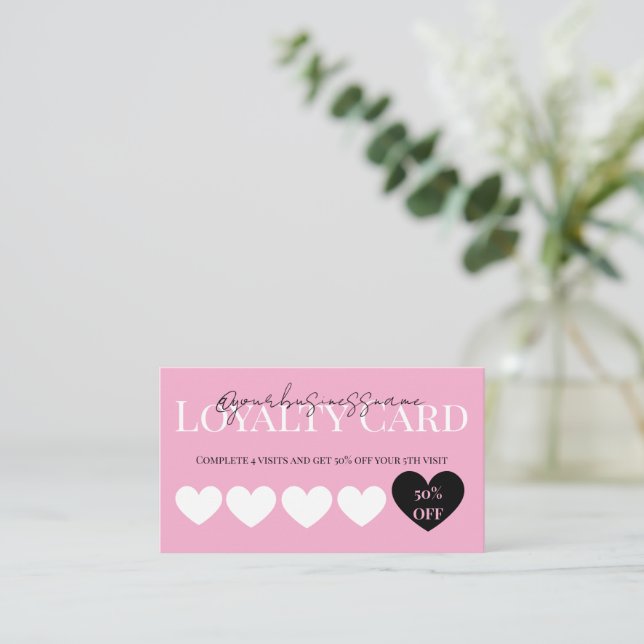 Loyalty Business Card (Standing Front)
