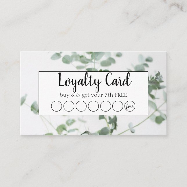 Loyalty Card (Front)