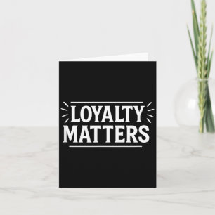 Loyalty - card