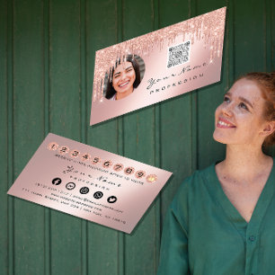 Loyalty Card 10 Punch Crown Silver QR Logo Photo