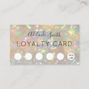loyalty card brilliant opal
