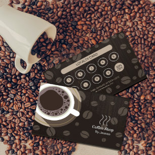 Loyalty Card Coffee Shop Business Card
