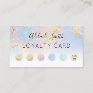 loyalty card pastel colours abstract