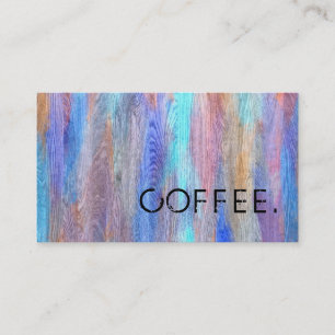Loyalty Coffee Punch Colourful Modern Wood Look #1
