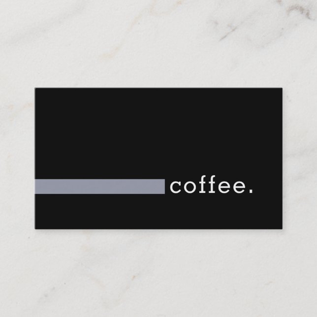 Loyalty Coffee Punch Modern Manatee Card (Front)