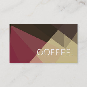 Loyalty Coffee Punch Modern Mosaic Pattern #2 Card