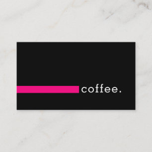 Loyalty Coffee Punch Modern Rose Card
