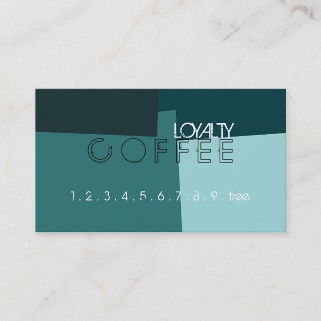 Loyalty Coffee Punch Retro Colour Pattern #17 (Front)