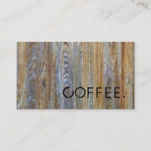Loyalty Coffee Punch Wood Look #12 Card