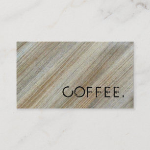 Loyalty Coffee Punch Wood Look #3 Card