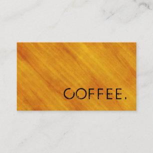Loyalty Coffee Punch Wood Look #8 Card