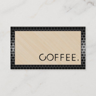 Loyalty Coffee Punch Wood Look Modern Metal #12