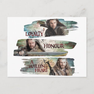 Loyalty, Honour, A Willing Heart Postcard